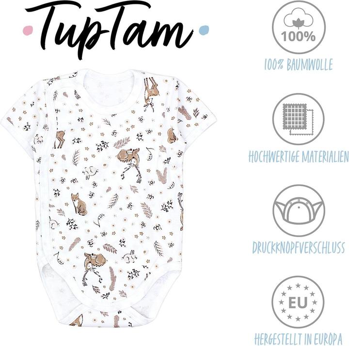 Actual product image TupTam Wickelbody Kurzarm - 5er Set (62)