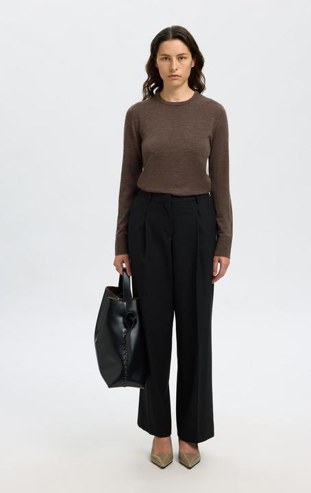 Produktbild Selected Femme Slfthea Ls Knit Merino O-Neck Noos (M)