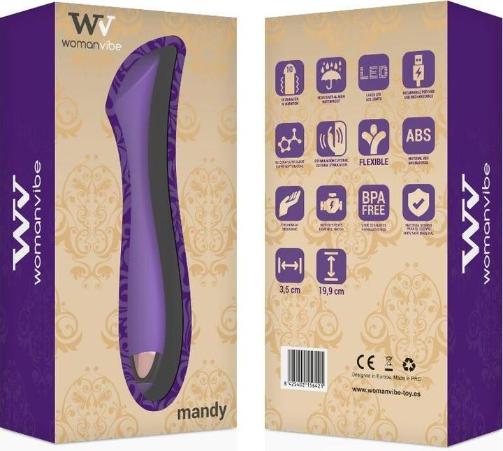 Actual product image Womanvibe G-spot vibrator "Mandy