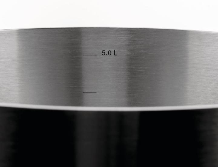 Actual product image Alessi Marmite à légumes CONVIVIO argentée (Casserole + Stewpot, Saucepan, Aluminium, Steel, 20 x 10 cm)