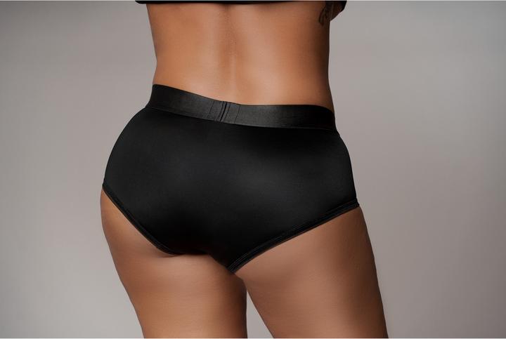 Actual product image Ouch! Vibrating Strap-on Brief - XL/XXL