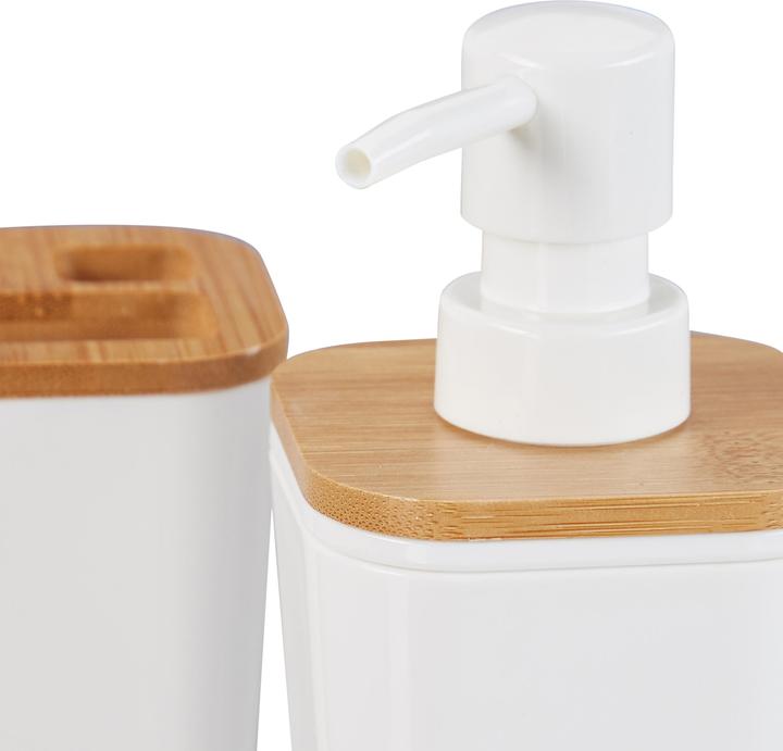 Actual product image Relaxdays Bathroom Accessory Set