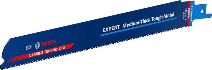 Produktbild Bosch Professional Zubehör EXPERT ‘Medium-Thick Tough Metal’ S 1155 HHM Säbelsägeblatt, 10 Stück