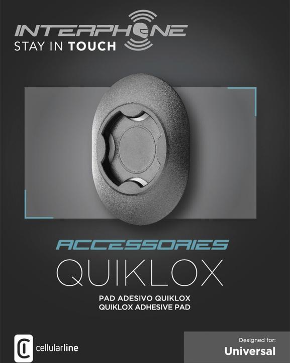 Image du produit Interphone QUIKLOX fixation adhésive universelle