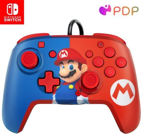 Productafbeelding PDP Faceoff Deluxe + Audio Mario (Switch)