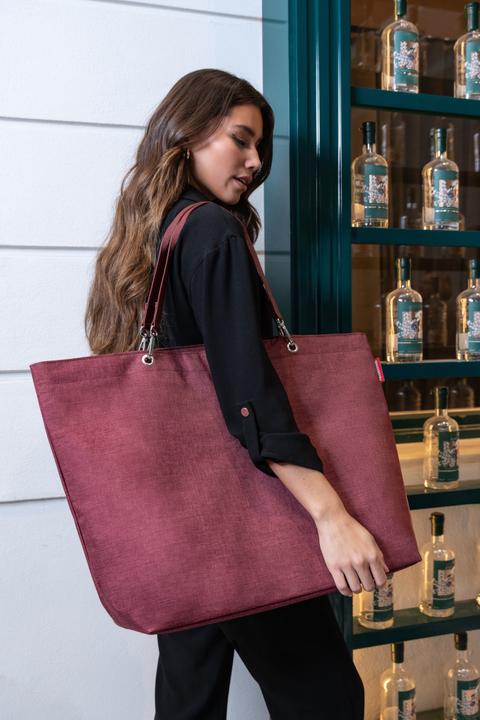 Image du produit reisenthel shopper XL twist maroon