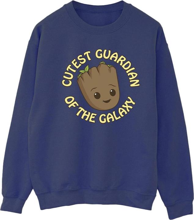 Actual product image Womens/Ladies I Am Groot Cutest Guardian Sweatshirt (L)