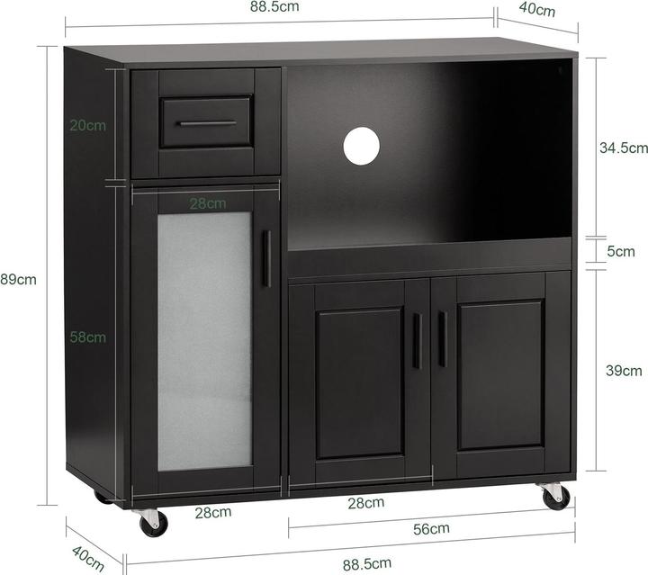 Actual product image SoBuy Wilson (89 x 40 x 89 cm)