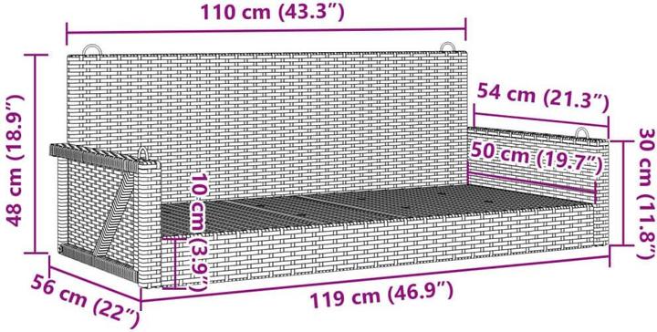 Image du produit vidaXL Hängebank