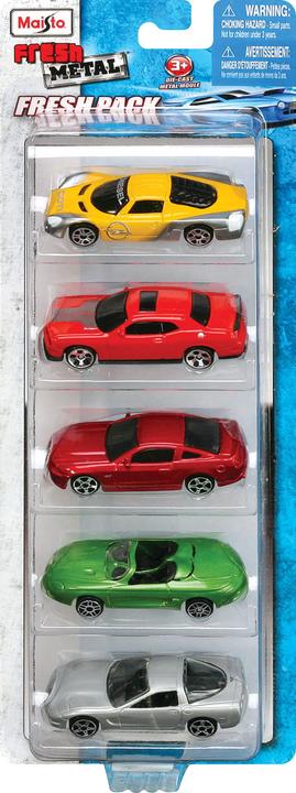 Produktbild Maisto Toys - Fresh Metal 5-er Set Modellautos (assortiert - 1 Pack)