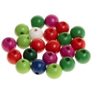 Brewis Holzperlen zum Auffädeln 16mm 22St