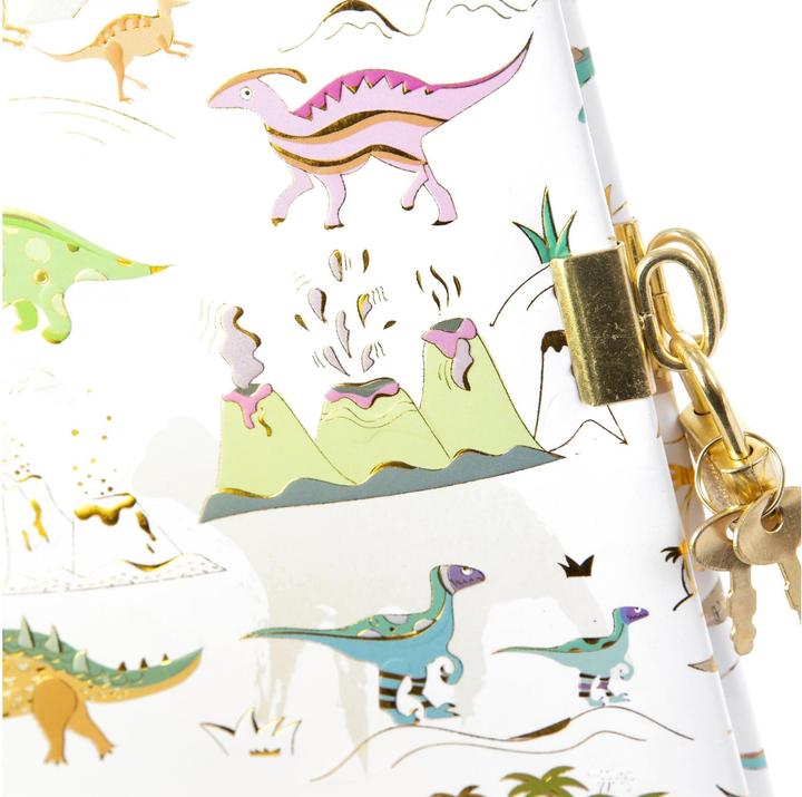 Actual product image Goldbuch Diary 16.5x16.5 96S.Dinosauria (16.5 x 16.5 cm, Plain, Hardcover)