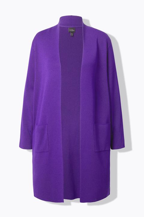 Produktbild Ulla Popken Strickjacke, lange, offene Form, weicher Feinstrick (60)