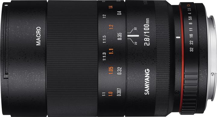 Produktbild Samyang 100mm f/2.8 ED UMC Makro - Fujifilm XF (Fujifilm X, Vollformat)