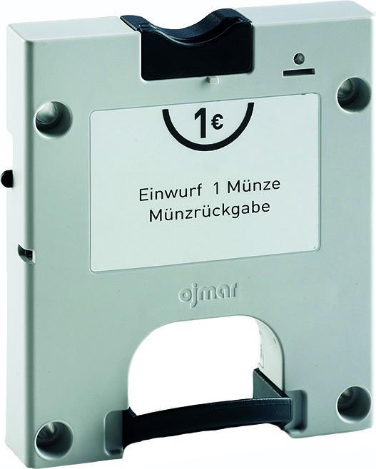 Actual product image Ojmar Coin deposit locks