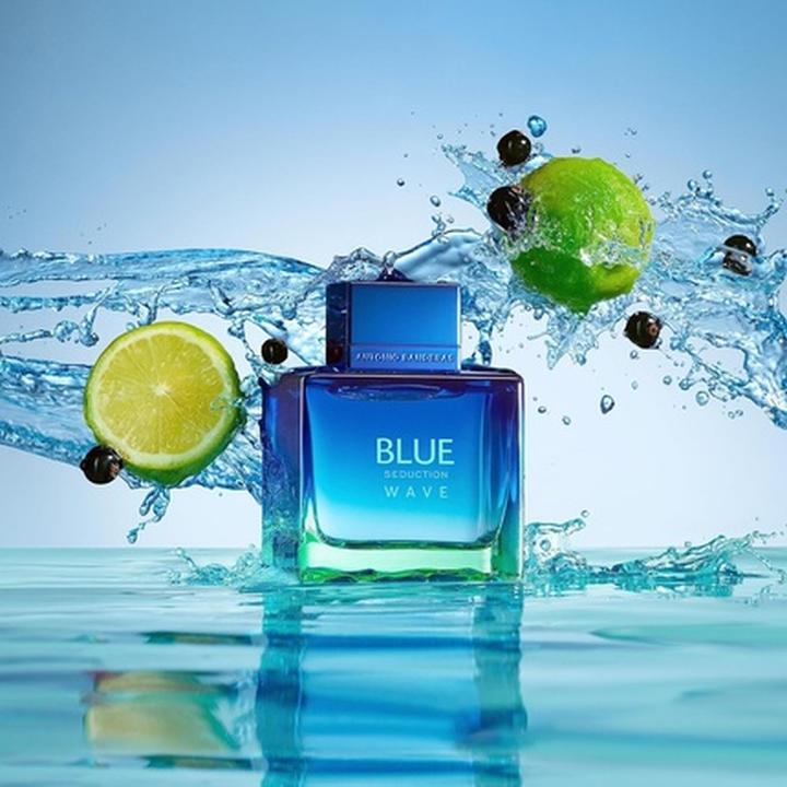 Actual product image Antonio Banderas Blue Seduction For Men Wave (Eau de toilette, 100 ml)