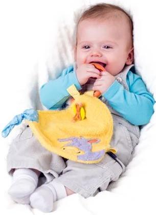 Actual product image Niny Doudou Esel mit Rassel „LAKI“