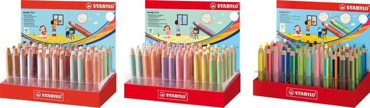 Produktbild STABILO Woody 3in1 Duo 48er Mix-disp (Sortiert, 48 x)