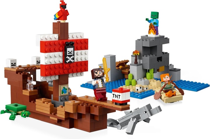 Immagine prodotto LEGO L'avventura della nave pirata (21152, LEGO Minecraft)