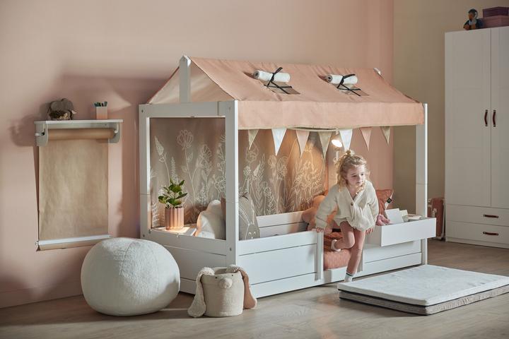 Produktbild Lifetime Kidsrooms 4 in 1 Bett mit Stoffdach, Happy Rabbit mit Lattenrost Standard