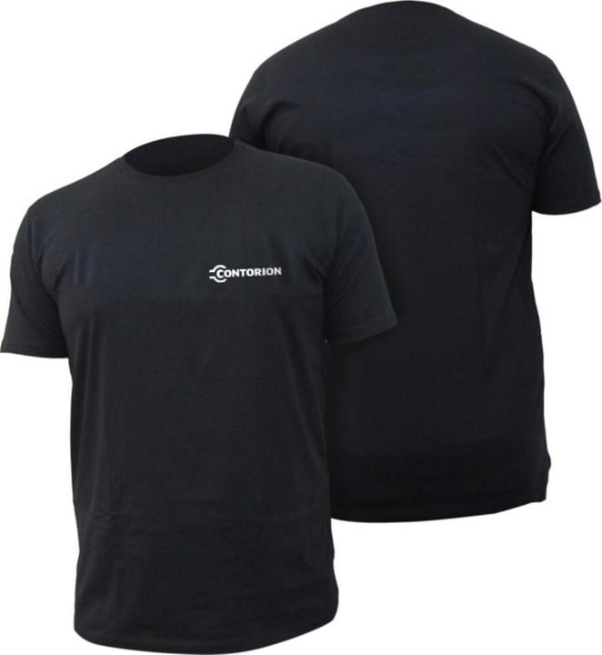 Contorion T-shirt black logo XXXL (3XL)