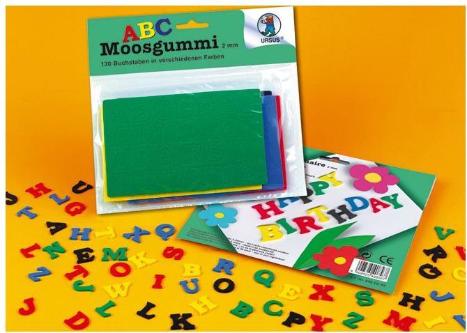 Produktbild Ursus Moosgummi Buchstaben