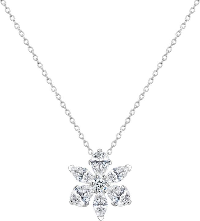 Actual product image Rafaela Donata Damen Halskette Blume - 37604 (Sterling silver rhodium-plated)