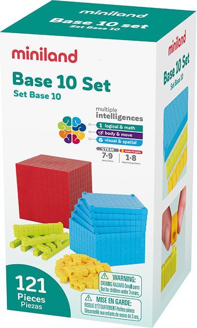 Produktbild Miniland Activity Base 10 Box (121 Teile)