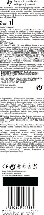 Actual product image Braun Beard Trimmer BT5365 Cordless and corded, Operating time (max) 100 min, Number of length steps 39, L