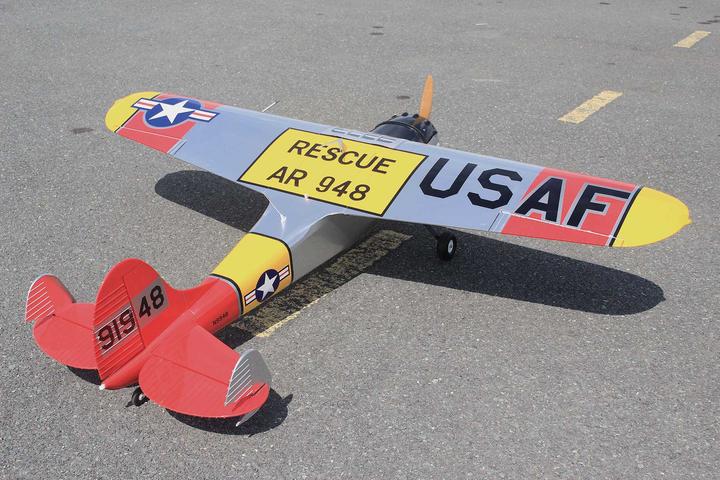 Productafbeelding Seagull Models ( SG-Models ) Cessna 195 90" ARF "USAF" 35-50cc (Gemotoriseerde vliegtuigen)