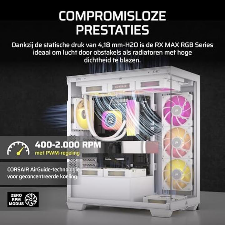 Immagine prodotto Corsair iCUE LINK RX120 MAX RGB (120 mm, 3 x)