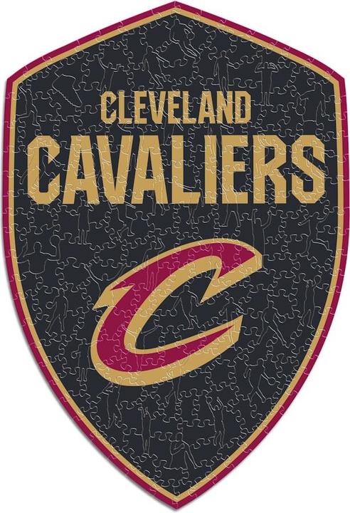 Productafbeelding Iconic NBA - Cleveland Cavaliers - Logo - Holz Puzzle Grösse L (500 Teile) (500 onderdelen)