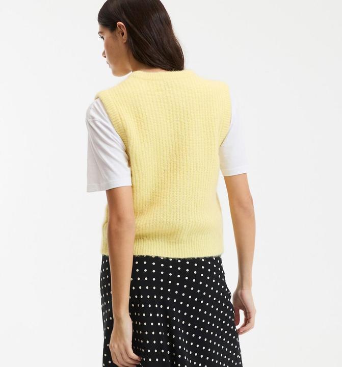 Produktbild La Redoute Collections Ärmelloser Pullover mit Rundhalsausschnitt aus Alpaka-Mischung (S)