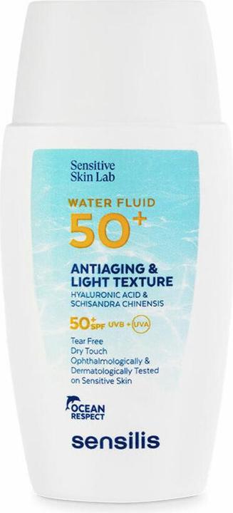 Actual product image Sensilis Water Fluid Spf50+ 40ml (Suntan cream, SPF 50+, 40 ml, 65 g)