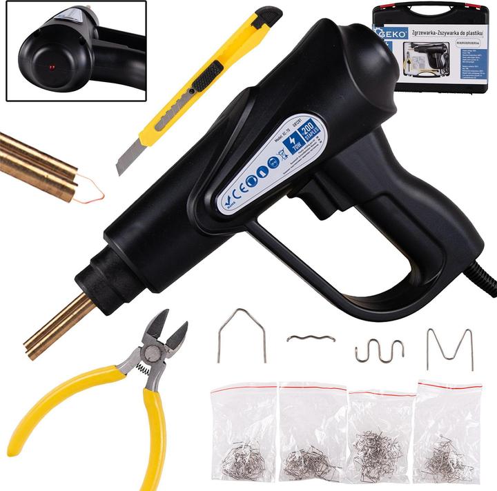 GEKO Zgrzewarka Do Plastiku 70w + Zszywki