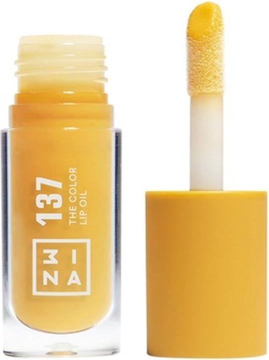 Actual product image 3INA The Color Lip Oil - 4 Ml (137 - Light honey yellow)