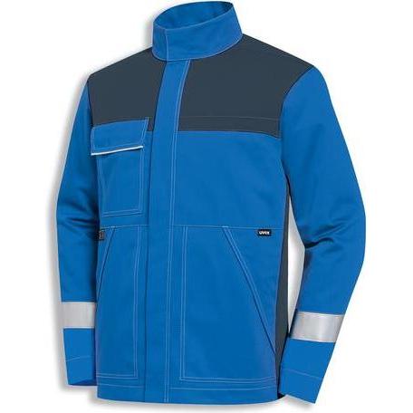 Uvex Safety, Arbeitsjacke, Arbeitsjacke uvex multifunction blau, kornblau 56, 58 (56, 58)
