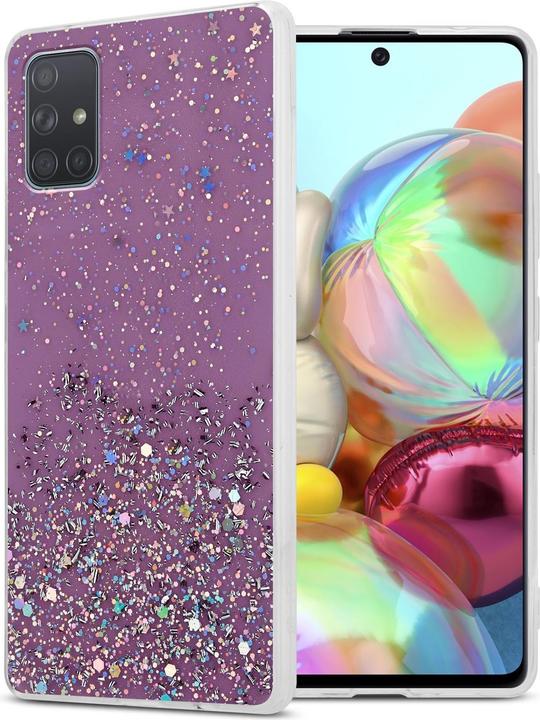 Actual product image Cadorabo TPU cover sparkling glitter (Samsung Galaxy A71 5G)