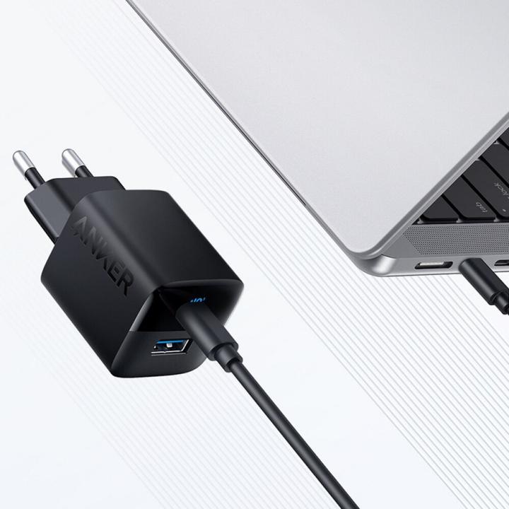 Image du produit Anker Chargeur 323 Dual-Port 33W, EU Plug (33 W)