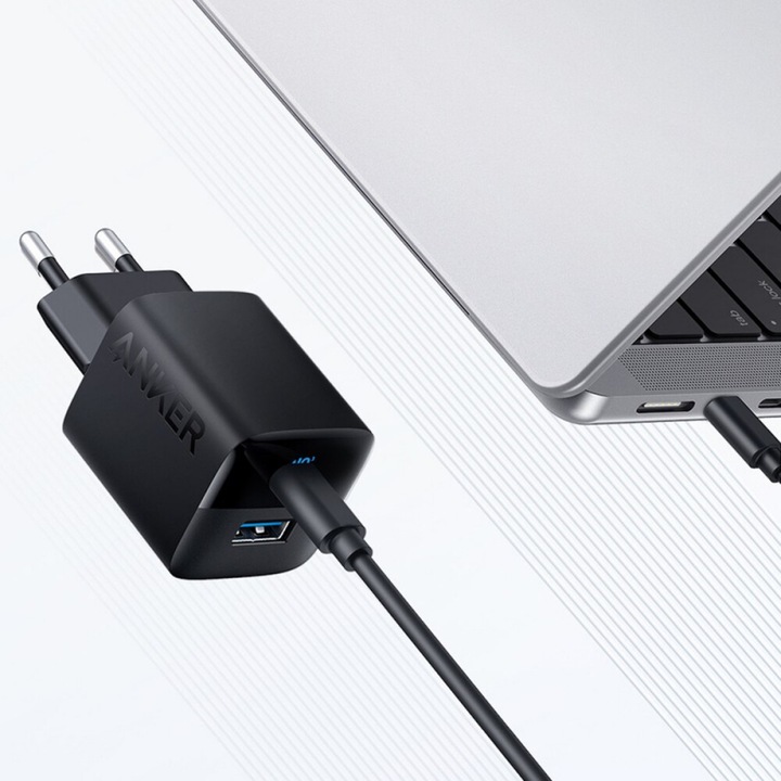 Produktbild Anker 323 Dual-Port 33W Charger, EU Plug (33 W)