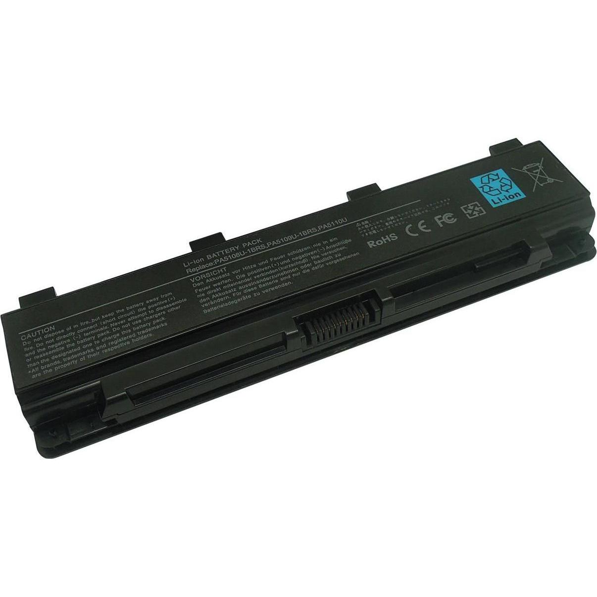 CoreParts Laptop Battery for Toshiba (9 Zellen, 6600 mAh), Notebook Akku, Schwarz