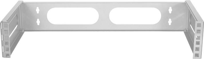 Actual product image LogiLink W02B40G 48.30cm (19") wall bracket 2 U, light grey