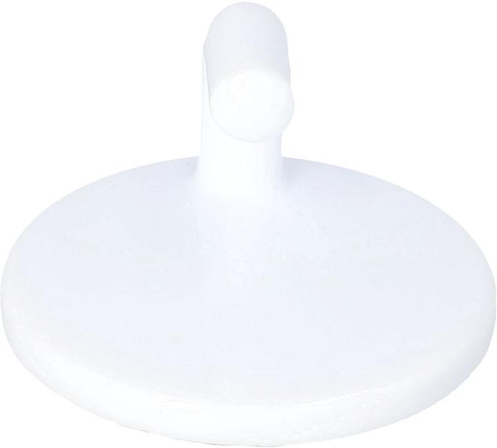 Image du produit Inofix Crochet adhésif rond, blanc, 2 pièces