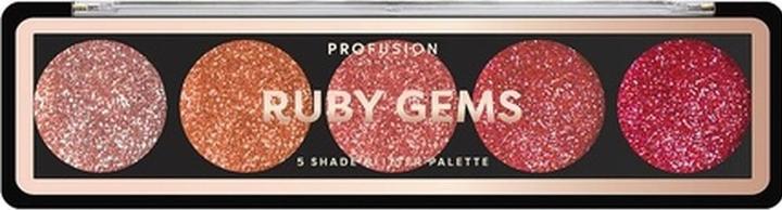 Produktbild Profusion Eyeshadow Palette palette 5 eye shadow Ruby Gems
