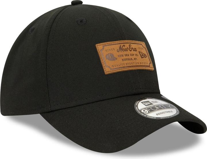 Produktbild New Era 9Forty Adjustable Cap - Heritage Brand Patch Schwarz