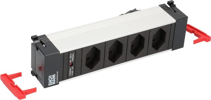Produktbild Bachmann Einbausteckerleiste POWER FRAME 4x T13 (4 x, Typ 13, 0.20 m)