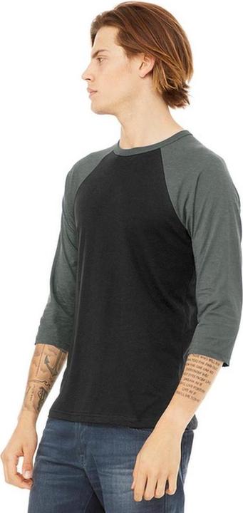 Produktbild Bella Canvas Canvas Baseball TShirt 34Ärmel (S)