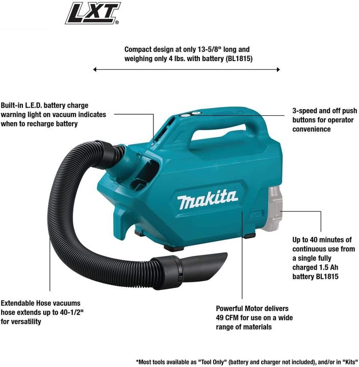Immagine prodotto Makita DCL184Z (Aspirapolvere a umido e a secco)