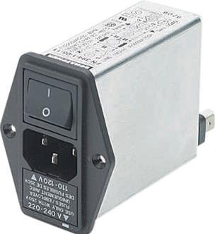 Produktbild Schaffner EMV Gerätestecker mit Filter, 6A, 250VAC