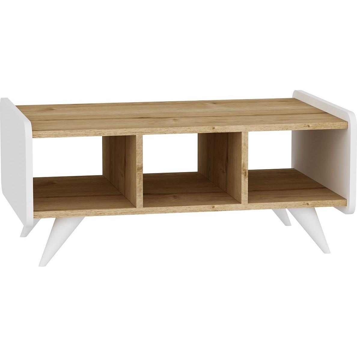 Kalune Design, Couchtisch + Beistelltisch, Mindy (90 x 59 x 40.7 cm)